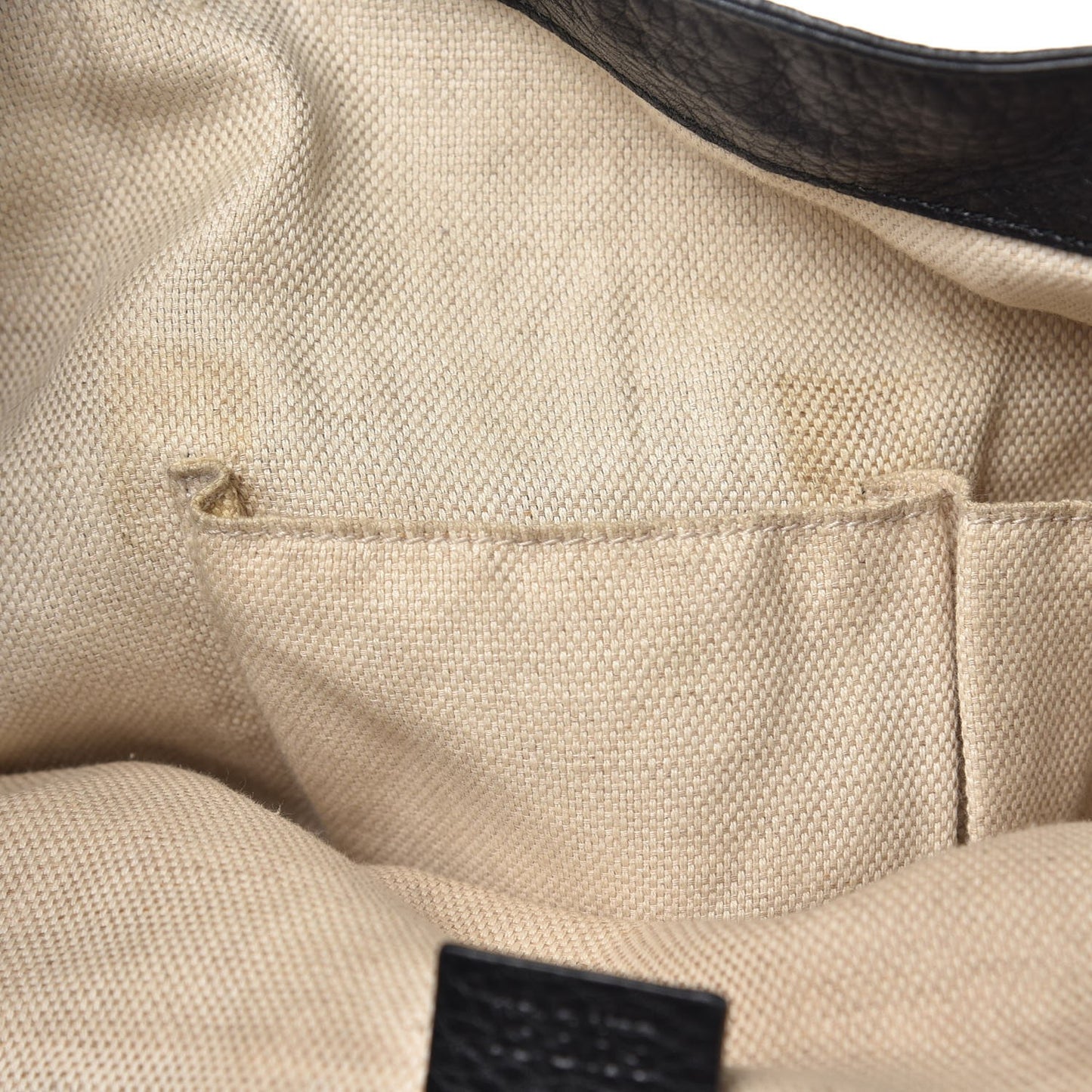 Pebbled Calfskin Medium Soho Shoulder Bag Black