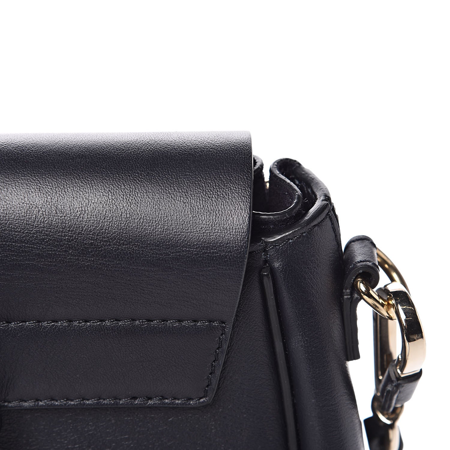 Chloe Calfskin Quilted Medium Faye Backpack Full Blue 11 of 11