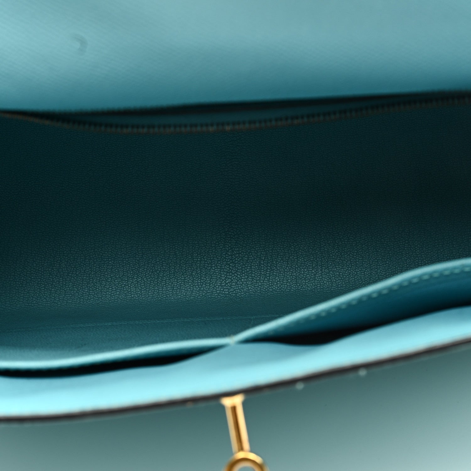 Hermes Epsom Kelly Sellier 32 Bleu Atoll 5 of 10
