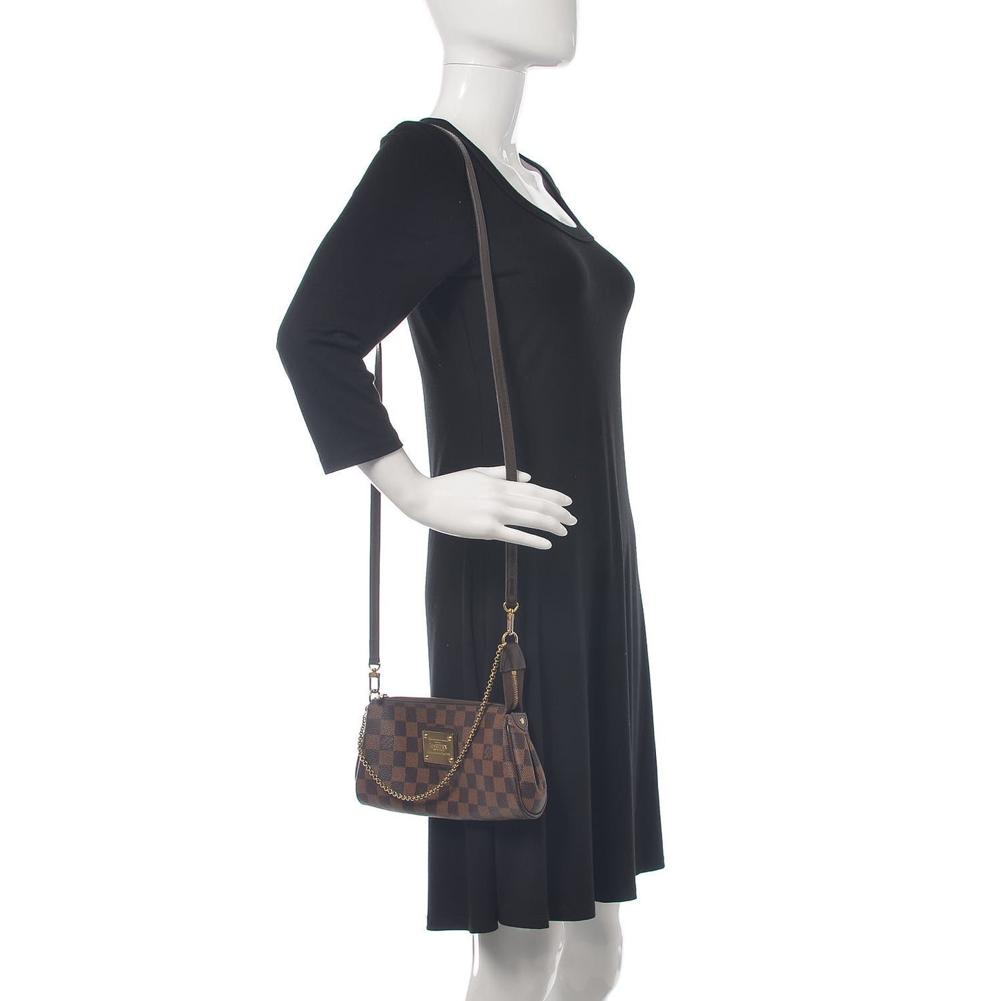Damier Ebene Eva Clutch