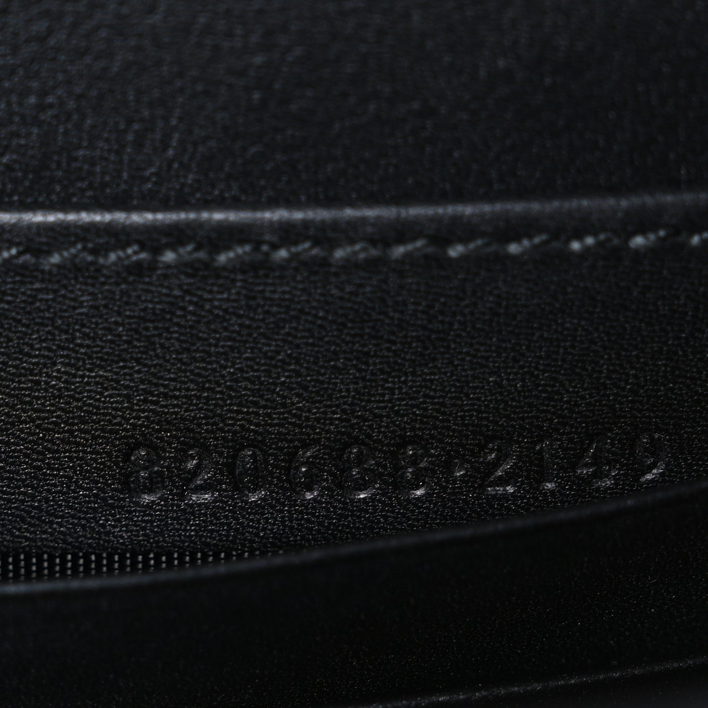 GG Emblem Monogram Wallet With Strap Beige Ebony Black