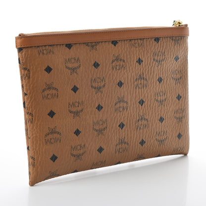 MCM Visetos Mini Pouch Cognac 3 of 9