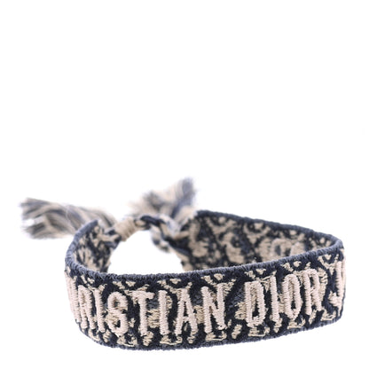Christian Dior Woven Cotton J'Adior Friendship Bracelet Blue 1 of 4