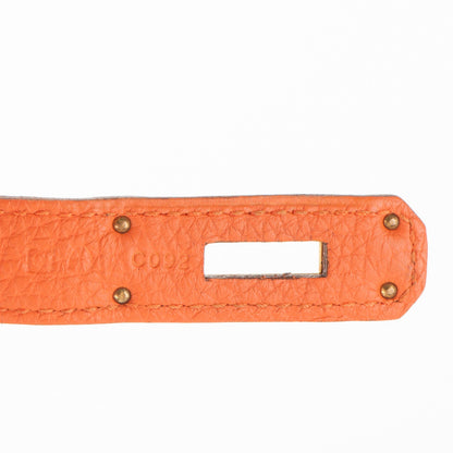 Hermes Togo Birkin 35 Orange 11 of 24