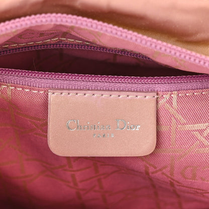 Christian Dior Lucite Nylon Cannage Medium Lady Dior Pink 6 of 10