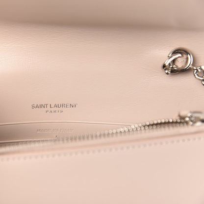 Saint Laurent Smooth Calfskin Classic Monogram Kate Tassel Chain Wallet Marble Pink 6 of 10