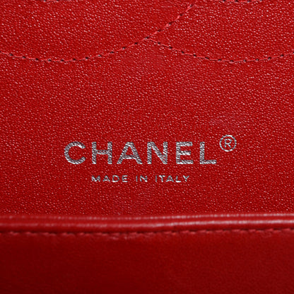 Chanel Lambskin Quilted Jumbo Double Flap Red 8 of 9
