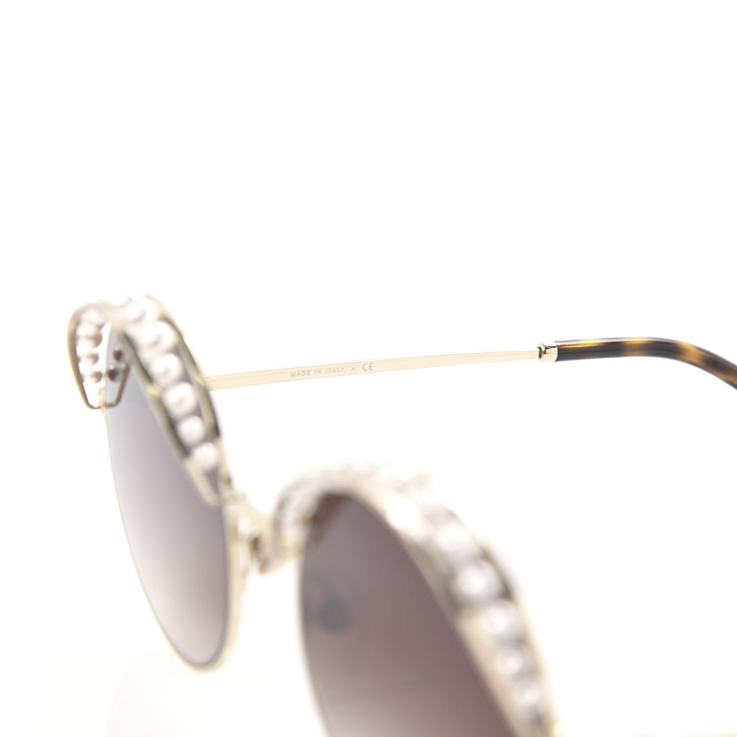 Pearl Round Sunglasses 4234-H Light Brown