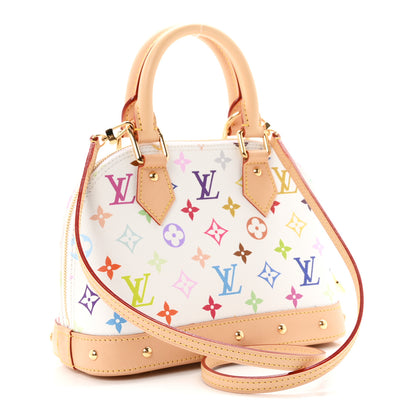 Louis Vuitton LV x TM Monogram Multicolor Alma BB White 3 of 10