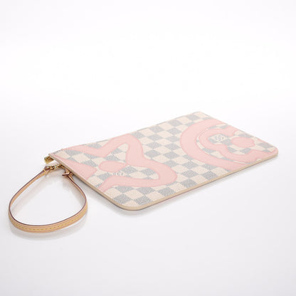 Louis Vuitton Damier Azur Tahitienne Neverfull MM GM Pochette 4 of 7