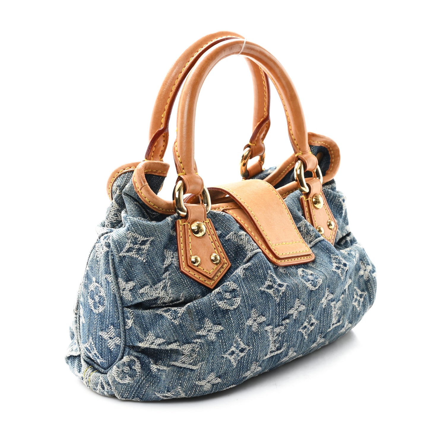 Monogram Denim Pleaty Blue