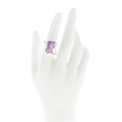 Tiffany Sterling Silver 18K Rose Gold Amethyst Return to Tiffany Love Bugs Butterfly Ring 52 6 2 of 4
