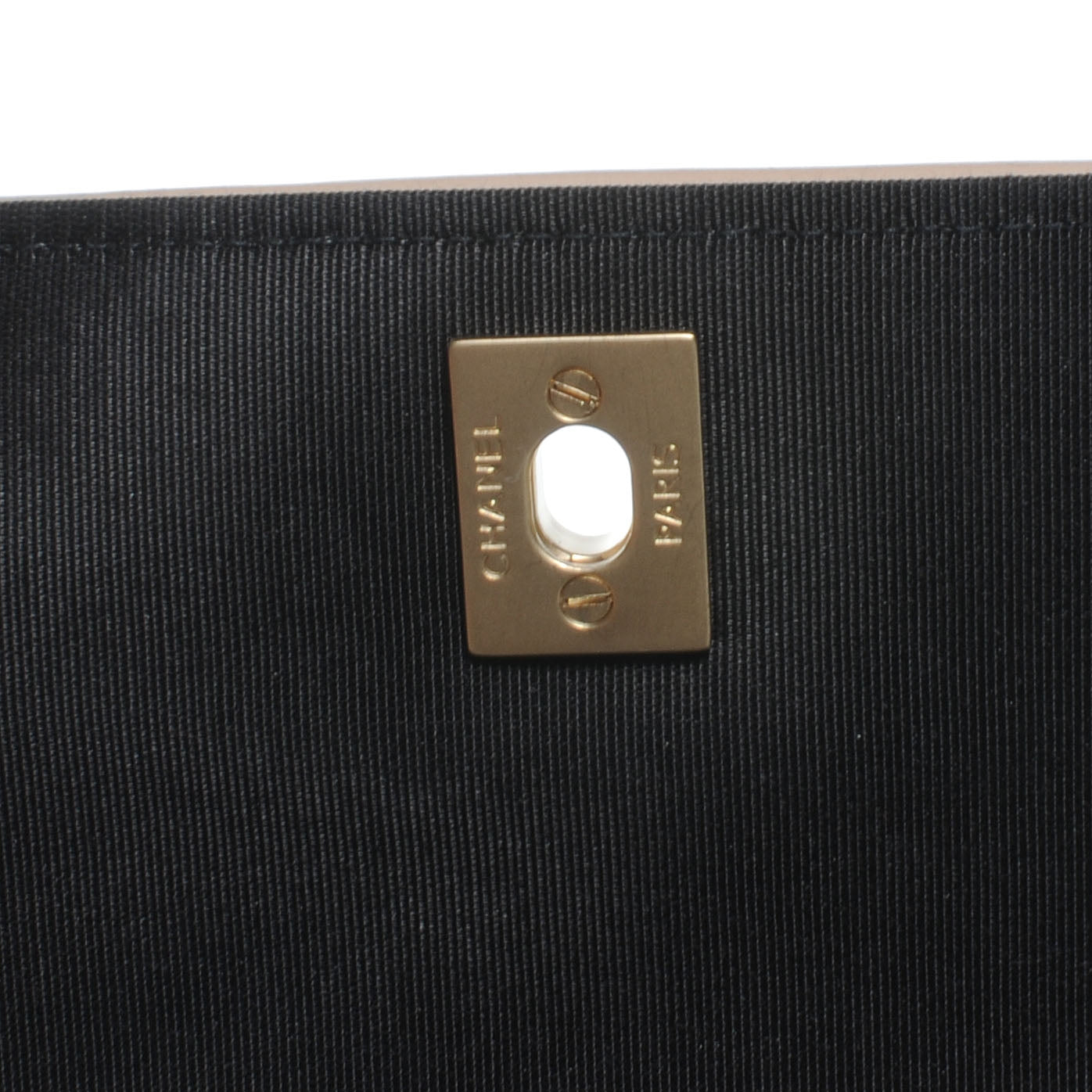 Lambskin Small Single Flap Bag Black and Blush