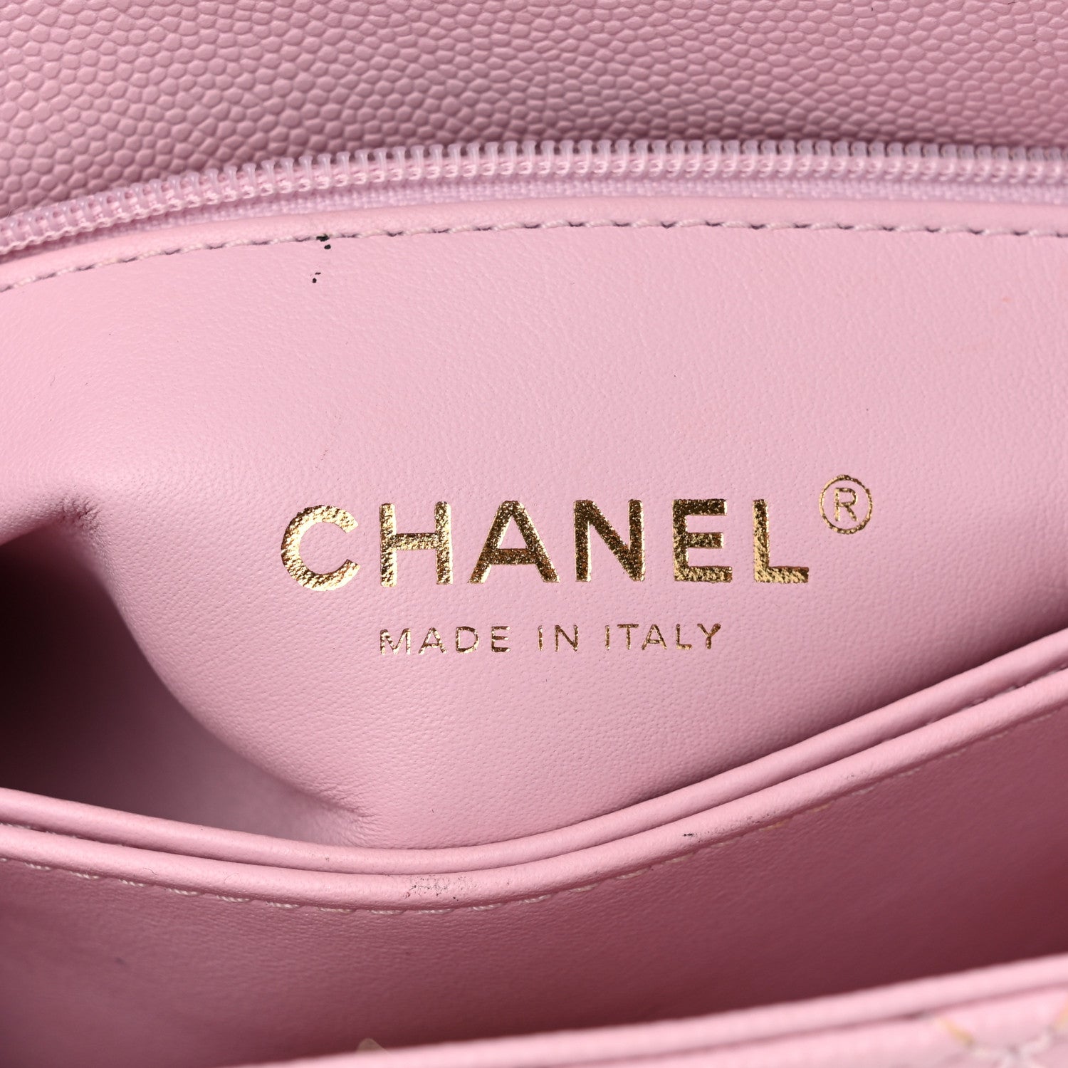 Chanel Caviar Quilted Mini Coco Handle Flap Light Pink 6 of 12