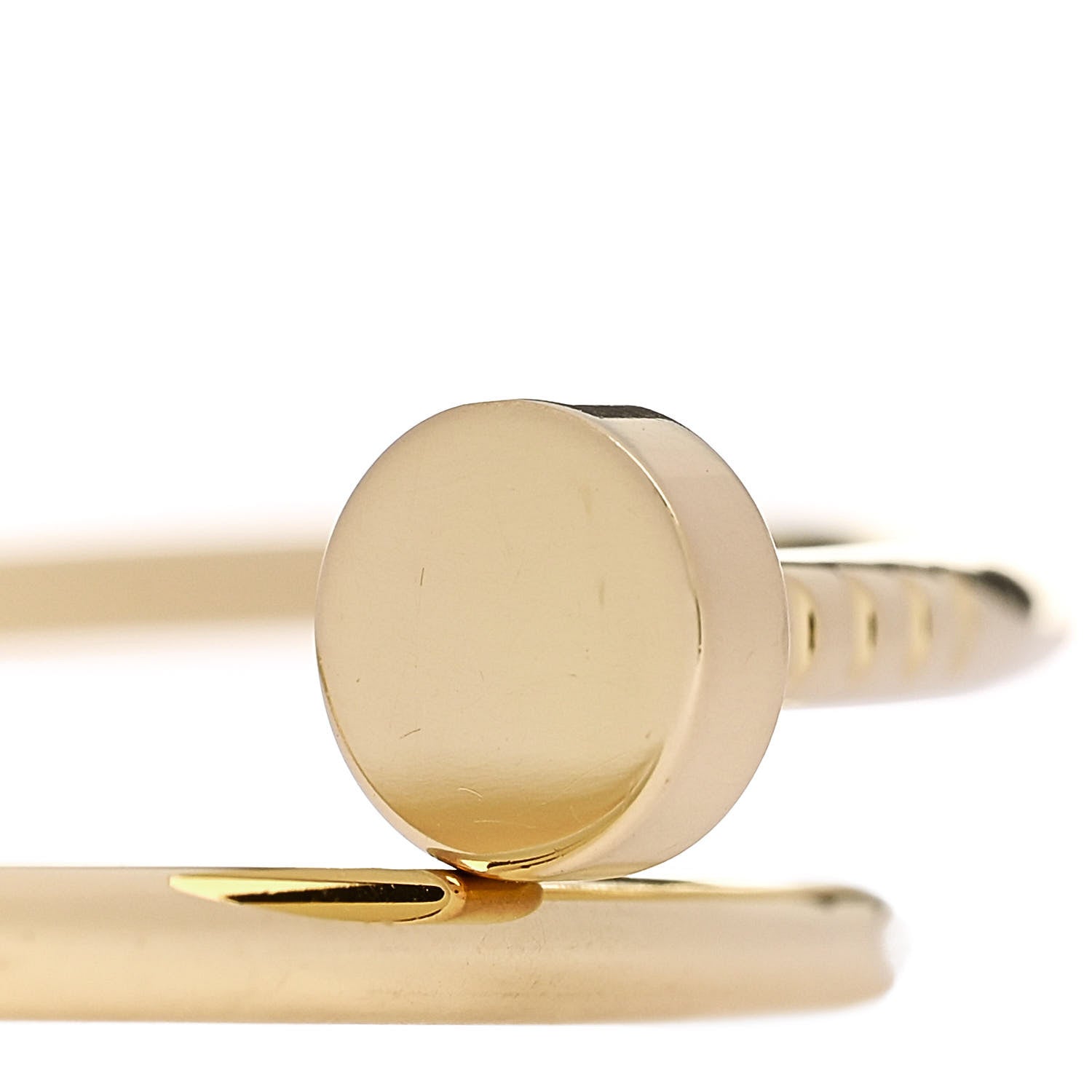 Cartier 18K Yellow Gold Small Juste Un Clou Bracelet 18 3 of 4