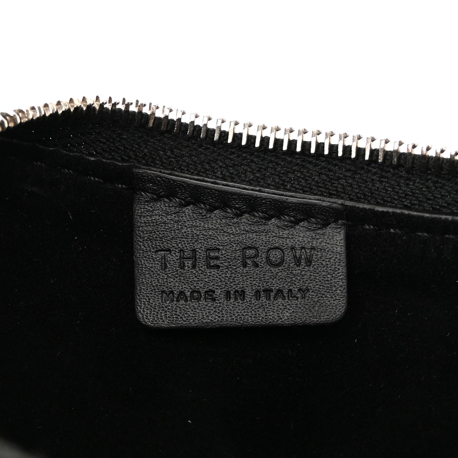 The Row Smooth Calfskin Half Moon Shoulder Bag Black 6 of 9