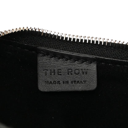 The Row Smooth Calfskin Half Moon Shoulder Bag Black 6 of 9