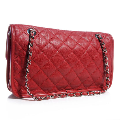Chanel Caviar French Riviera Flap Red 3 of 7