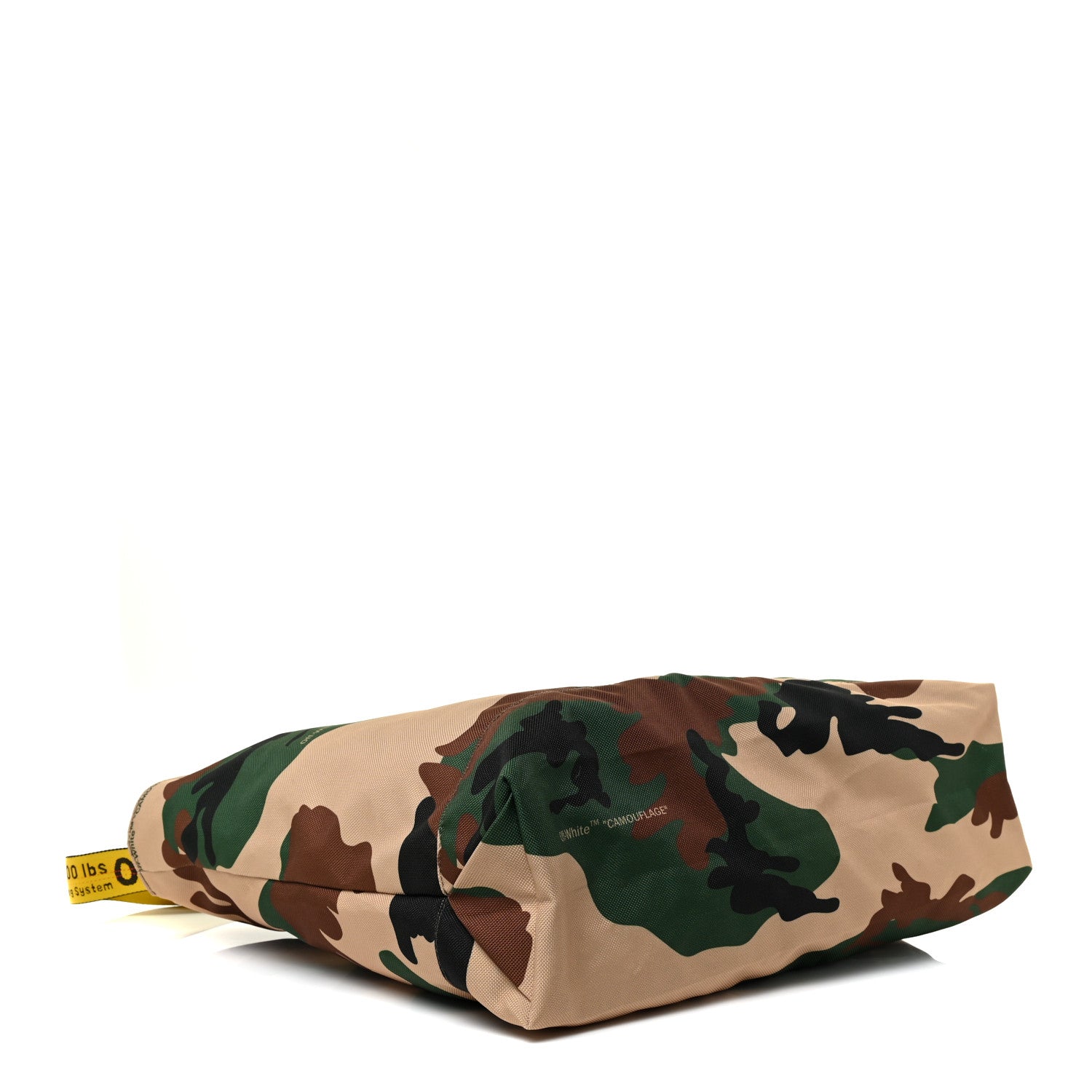Off-White Polyester Camouflage Tote Multicolor 4 of 11