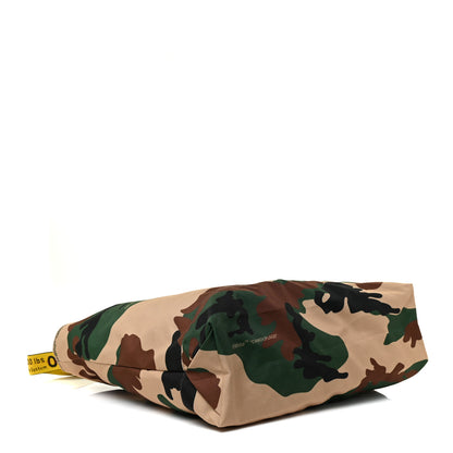 Off-White Polyester Camouflage Tote Multicolor 4 of 11