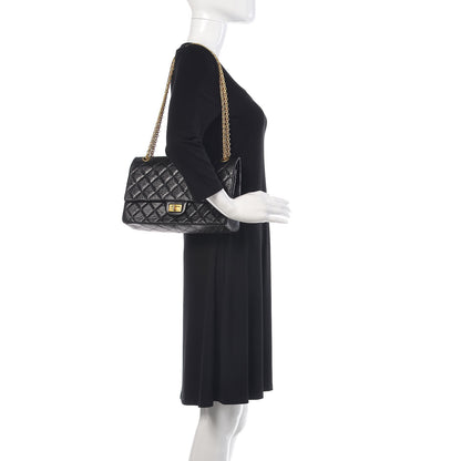 Chanel Aged Calfskin Quilted 2.55 Reissue 226 Flap Black 3 of 16