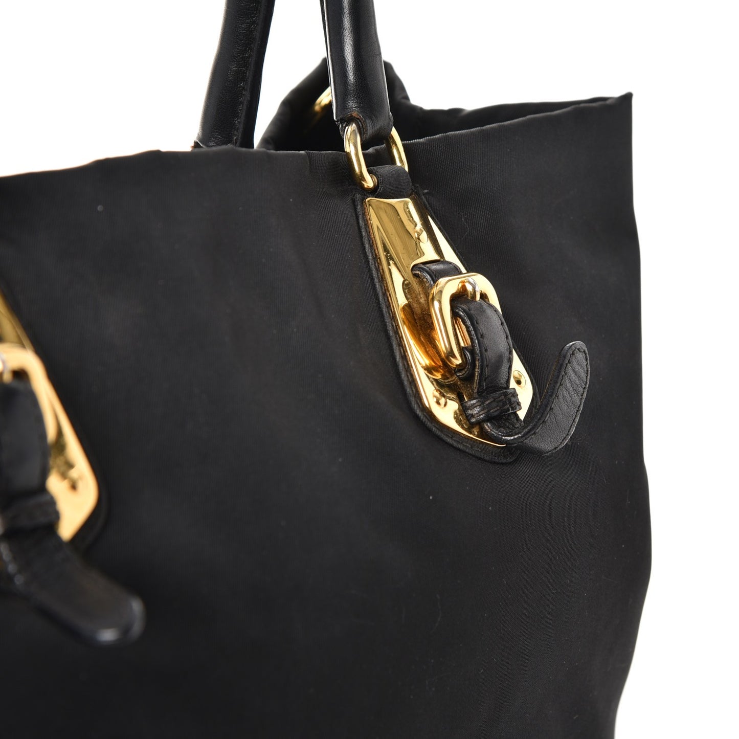 Tessuto Nylon Tote Nero Black