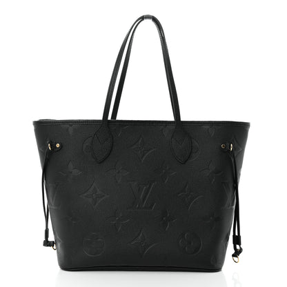 Louis Vuitton Empreinte Monogram Giant Neverfull MM Black 3 of 11