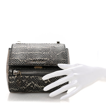Givenchy Elaphe Mini Pandora Box Crossbody Bag Beige 2 of 7