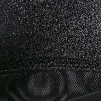 Gucci Velvet Matelasse GG Marmont Chain Wallet Black 6 of 11