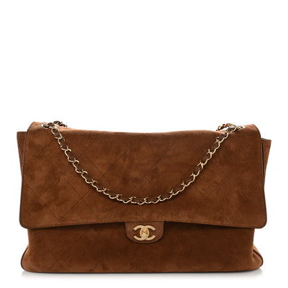 Chanel Suede Calfskin Souplissimo Maxi Flap Camel 1 of 11