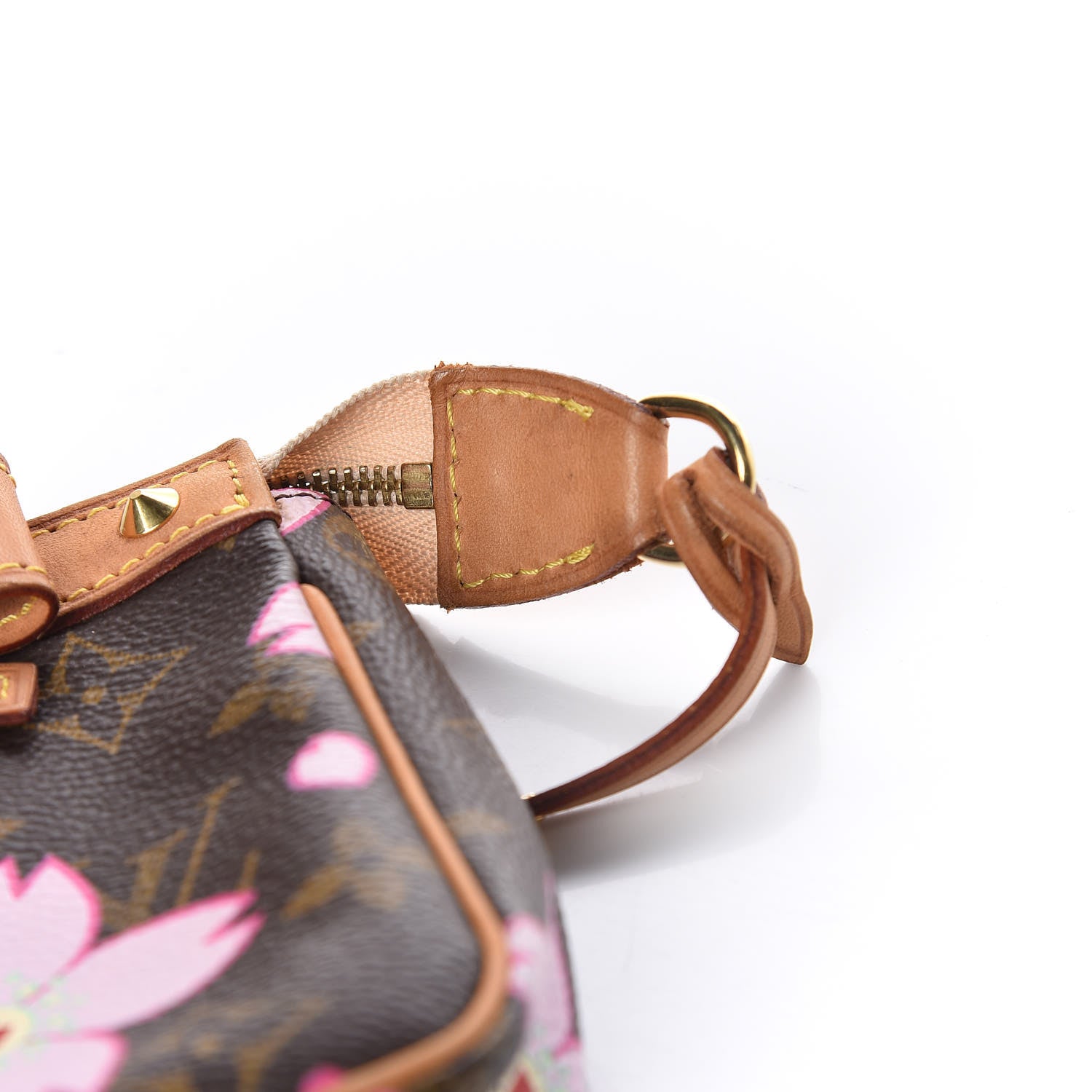 Louis Vuitton Monogram Cherry Blossom Pochette Accessories Brown 12 of 15