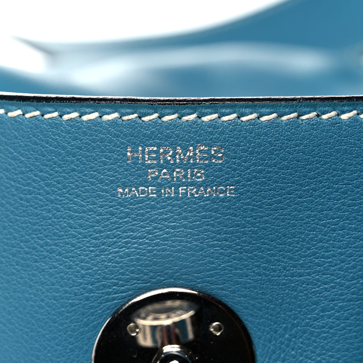 Hermes Swift Lindy 30 Blue Jean 6 of 14