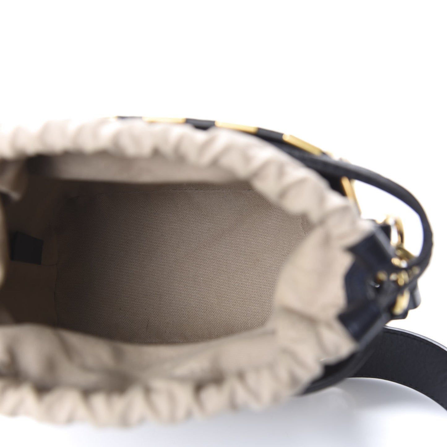 Python Embossed Calfskin Mini Roy Bucket Bag September Sun