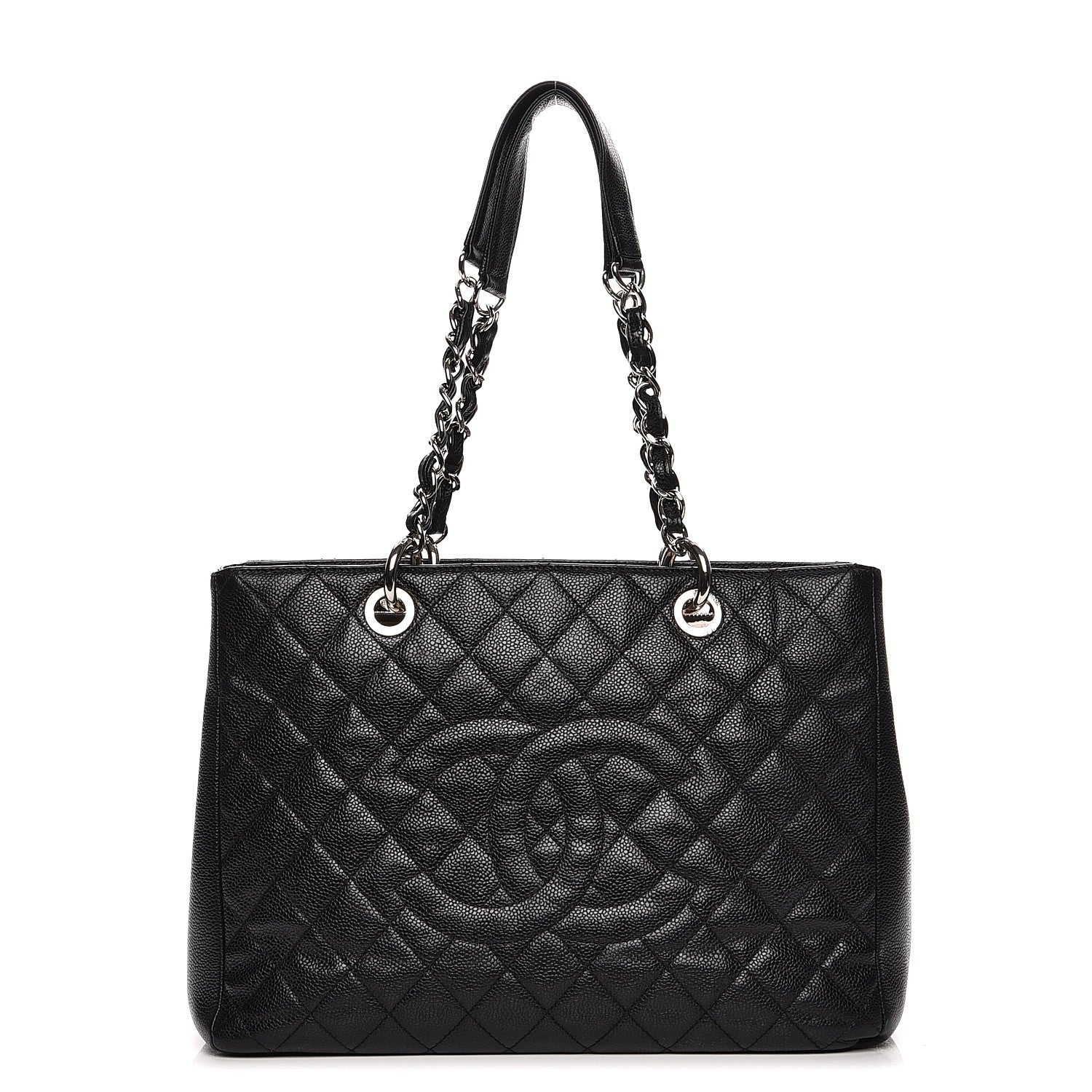 Chanel Caviar Quilted Grand Shopping Tote GST Black 1 of 11