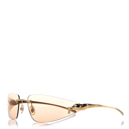 Cartier Panthere De Aviator Sunglasses Gold 1 of 7