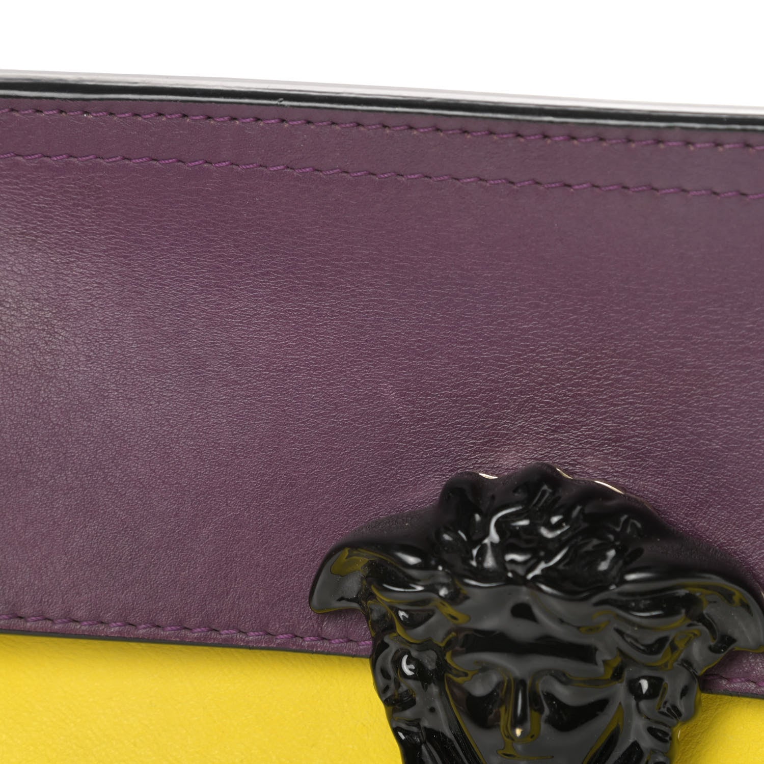 Versace Calfskin Medium Palazzo Empire Colorblock Crossbody Bag Multicolor 12 of 17