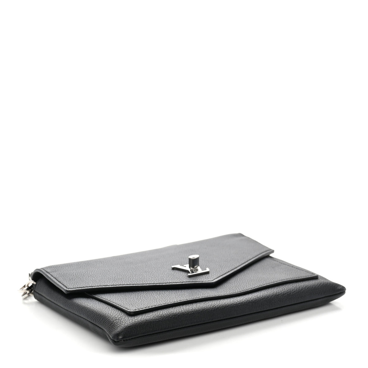 Soft Calfskin My Lockme Pochette Black