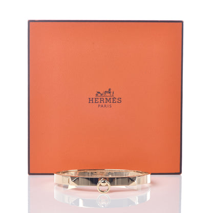 Hermes 18K Yellow Gold PM Collier De Chien Bracelet LG 6 of 6