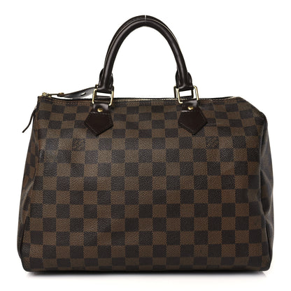 Louis Vuitton Damier Ebene Speedy 30 1 of 10