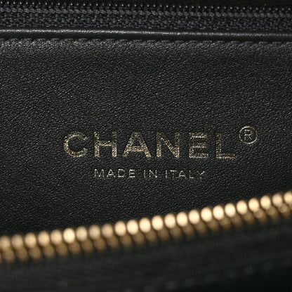Chanel Caviar Lizard Quilted Medium Coco Handle Flap Black 6 of 10
