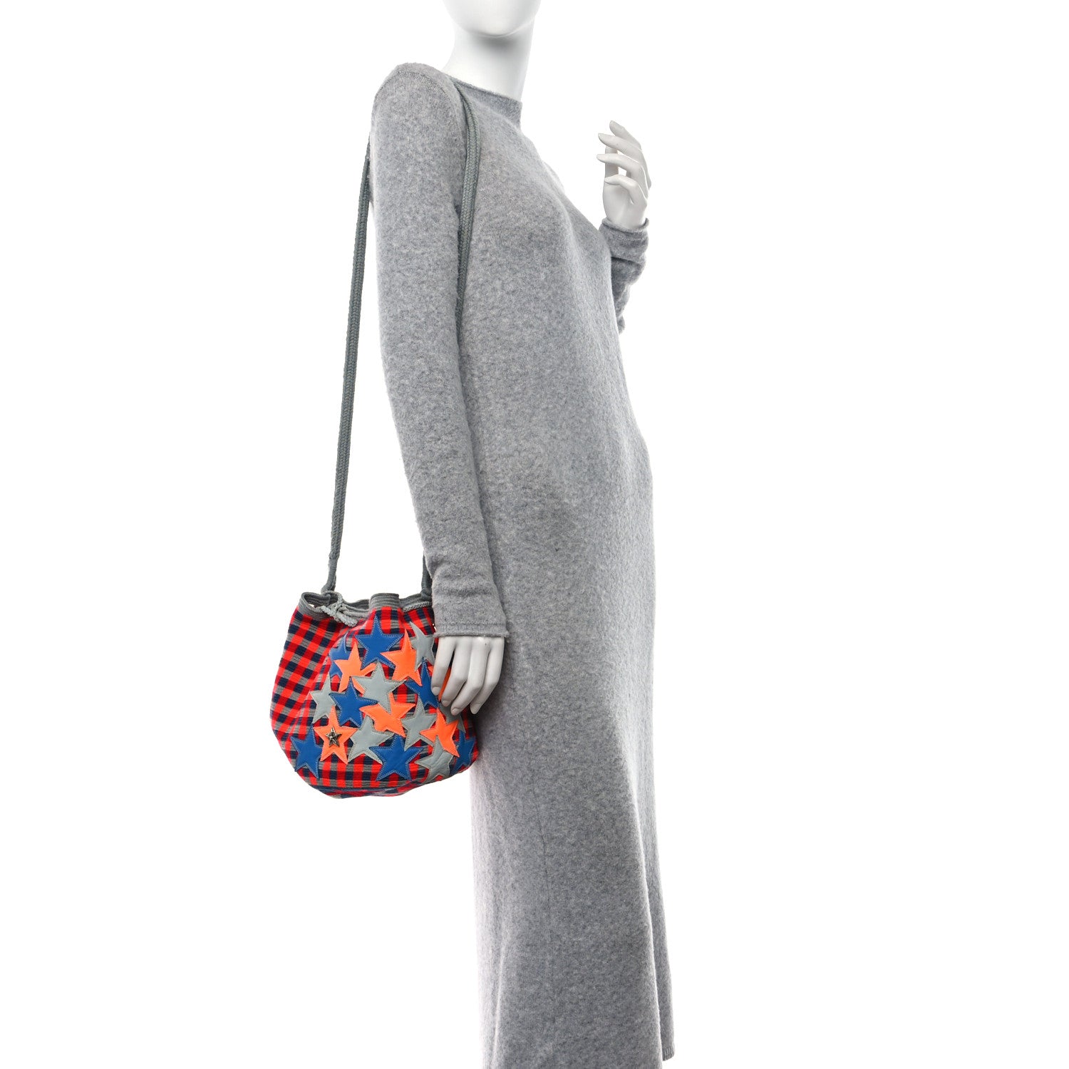 Chrome Hearts CHROME HEARTS Knit Guanabana Star Patch Bucket Bag Multicolor 2 of 8