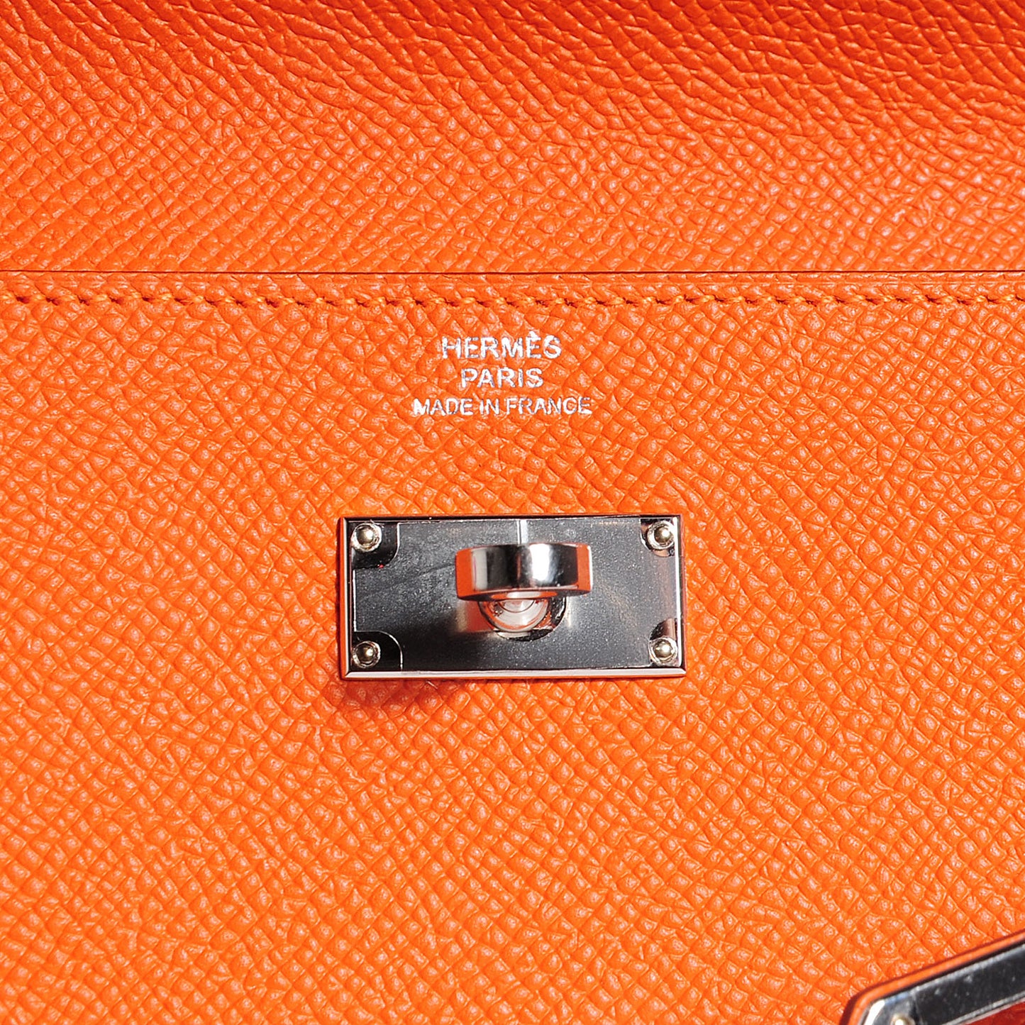 Epsom Kelly Longue Wallet Orange