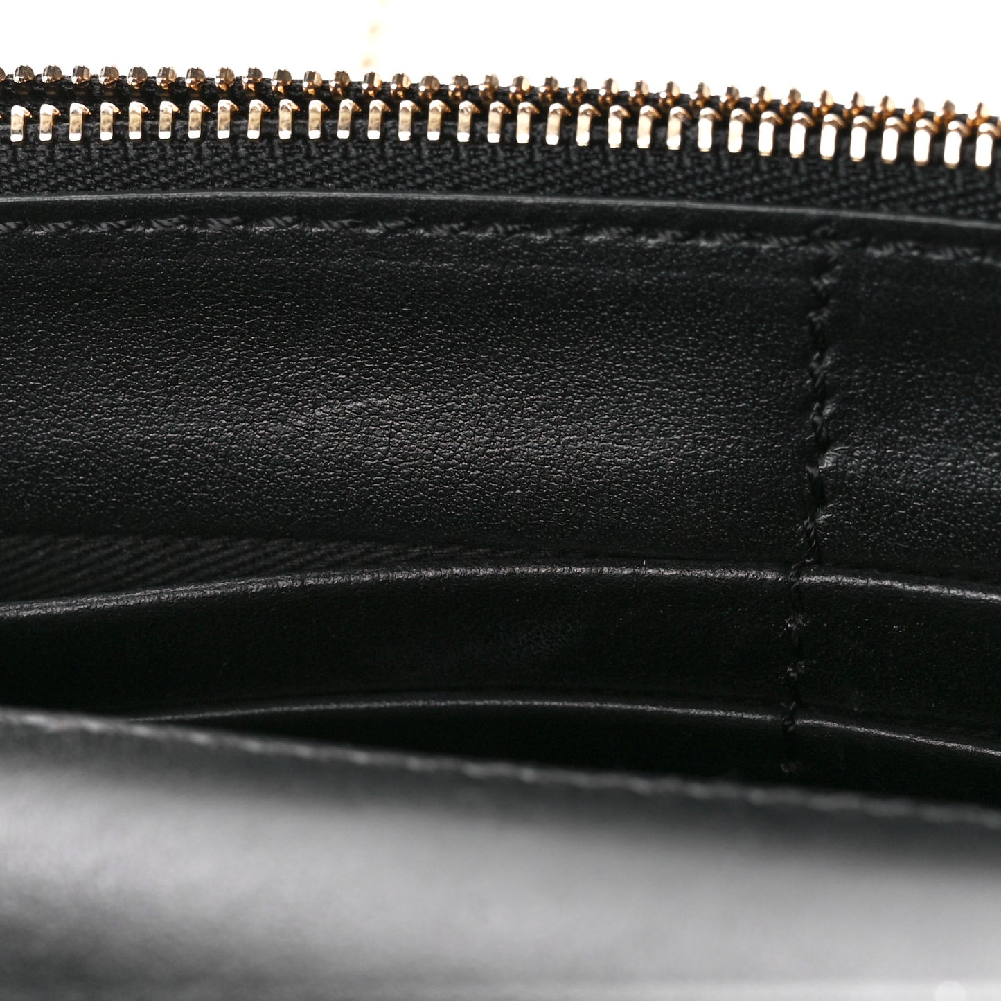 Grained Calfskin Medusa Evening Clutch Bag Black