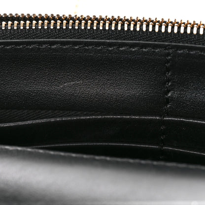 Versace Grained Calfskin Medusa Evening Clutch Bag Black 11 of 11
