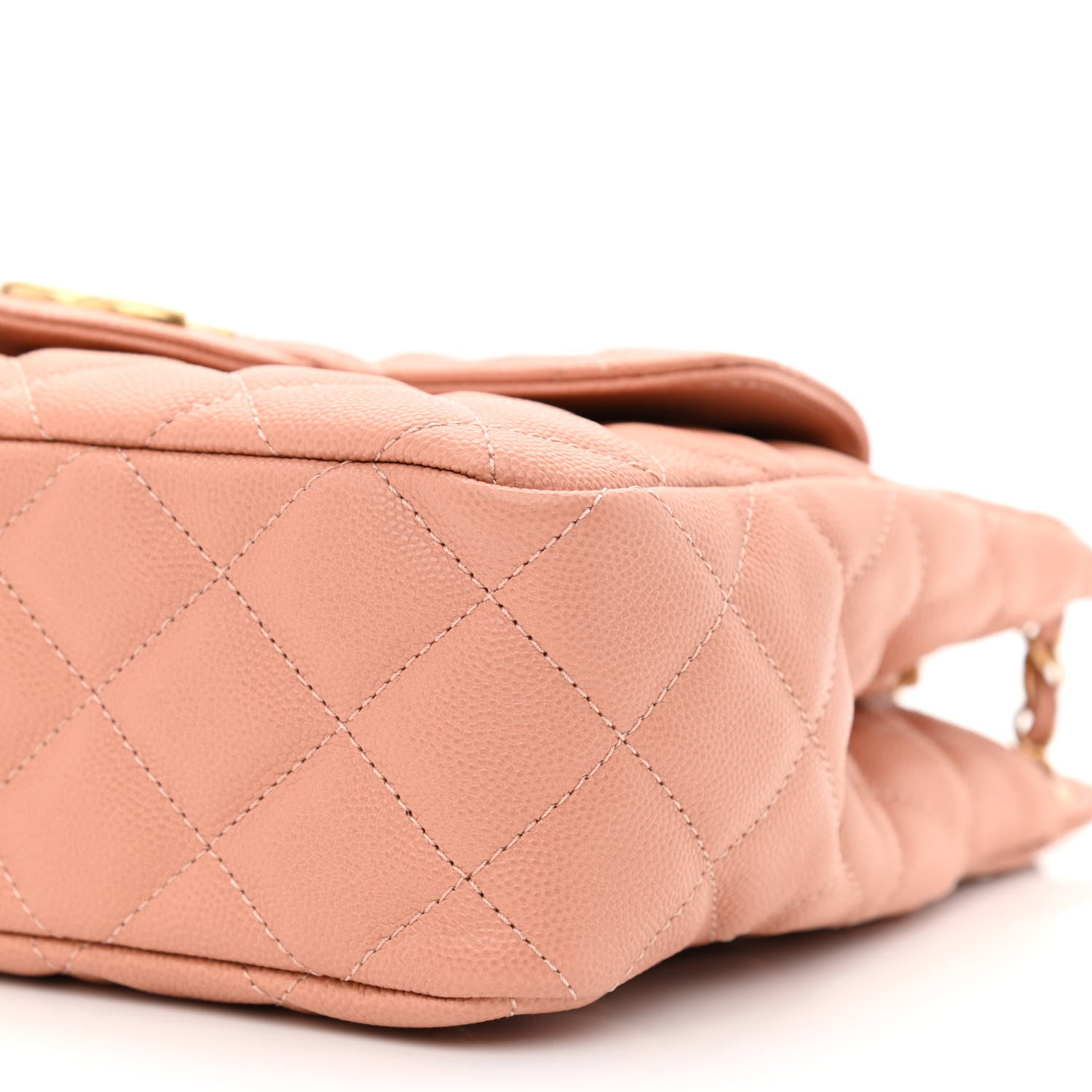 Chanel Caviar Quilted Wavy CC Hobo Beige 10 of 11