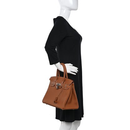 Hermes Togo Birkin 30 Gold 2 of 11