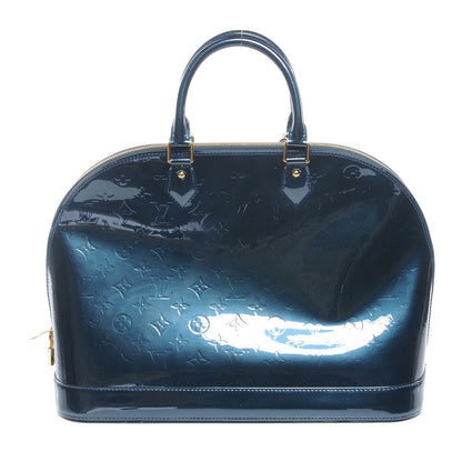 Louis Vuitton Vernis Alma GM Blue Nuit 3 of 7
