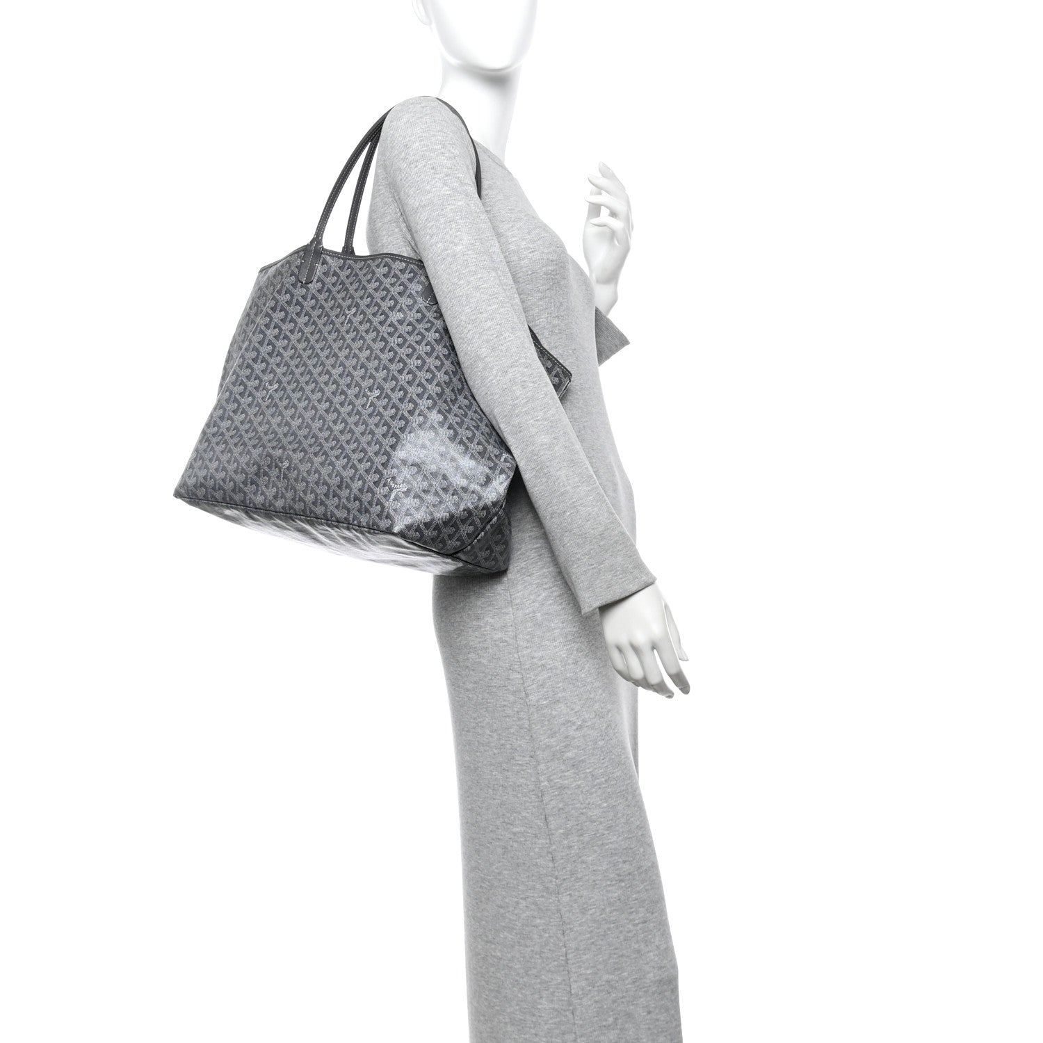 Goyard Goyardine Saint Louis GM Grey 2 of 14