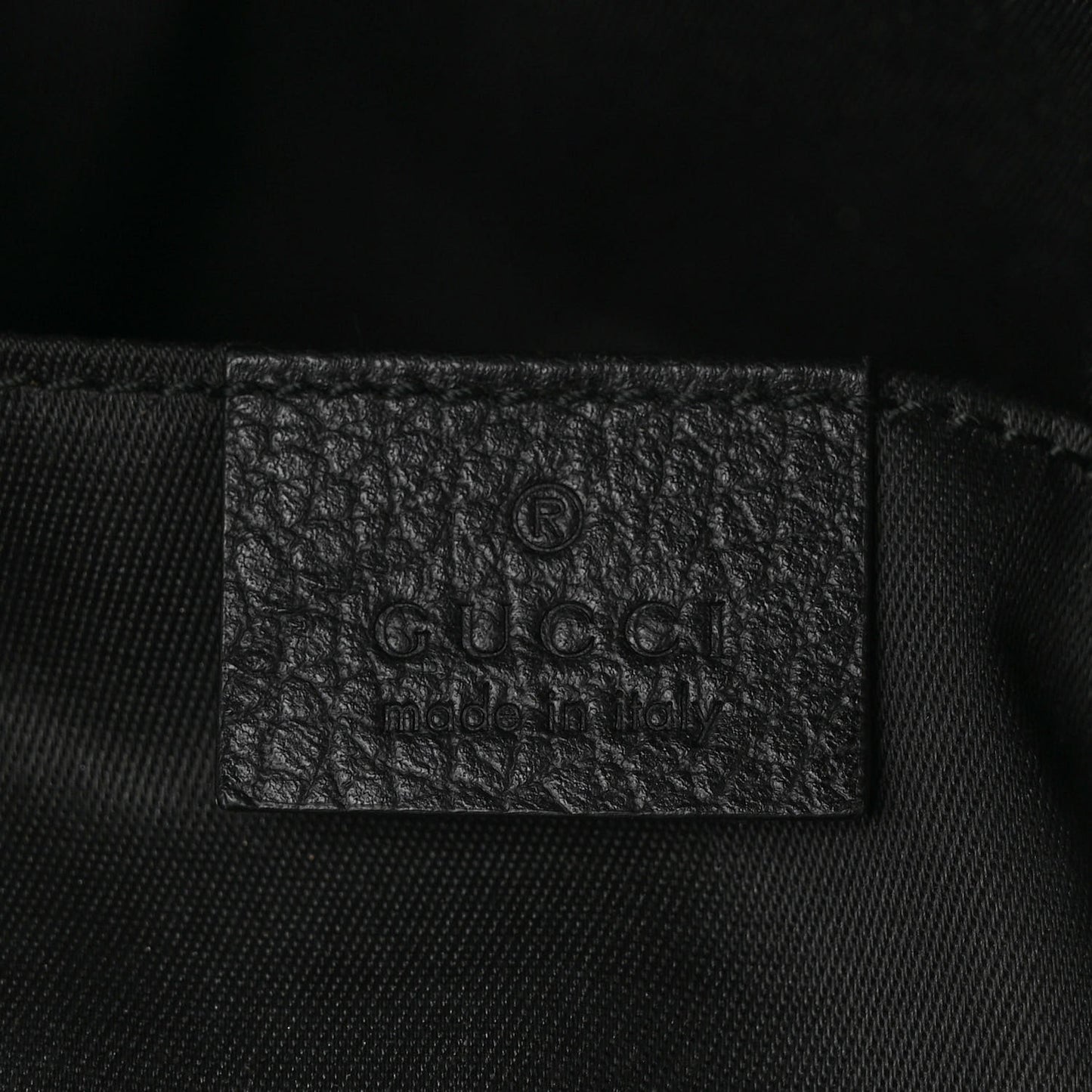 Nylon Monogram Fanny Pack Belt Bag Black