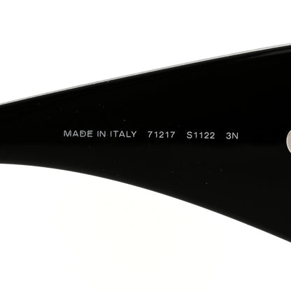 Chanel Acetate Shield Runway 71217 Sunglasses Black 5 of 8